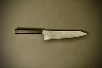 Hatsukokoro Ginsou Silver3 Nickel Damascus Kiritsuke Gyuto 210mm