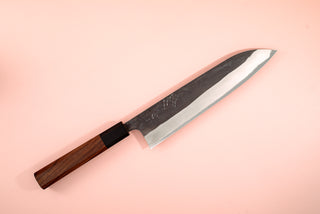 Hatsukokoro Kurokaze White#2 Kurouchi Gyuto 210mm - Cearmausas