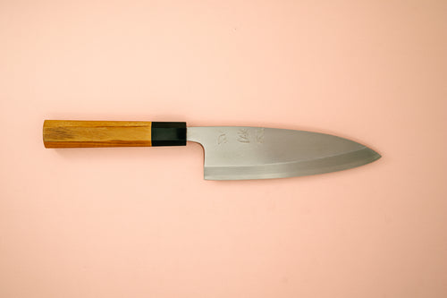 Hatsukokoro Shirasagi Silver 3 Deba 180mm - Cearmausas