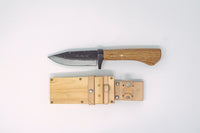 Shotaro Imai W2 Damascus Outdoor Knife 110mm - Cearmausas