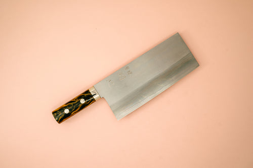 Nakagawa Silver3 Chinese Cleaver Acrylic Handle - Cearmausas