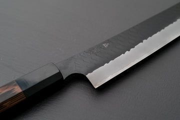 Nigara Hamono SG2 Kurouchi Tsuchime Sakimaru Sujihiki 300mm - Cearmausas