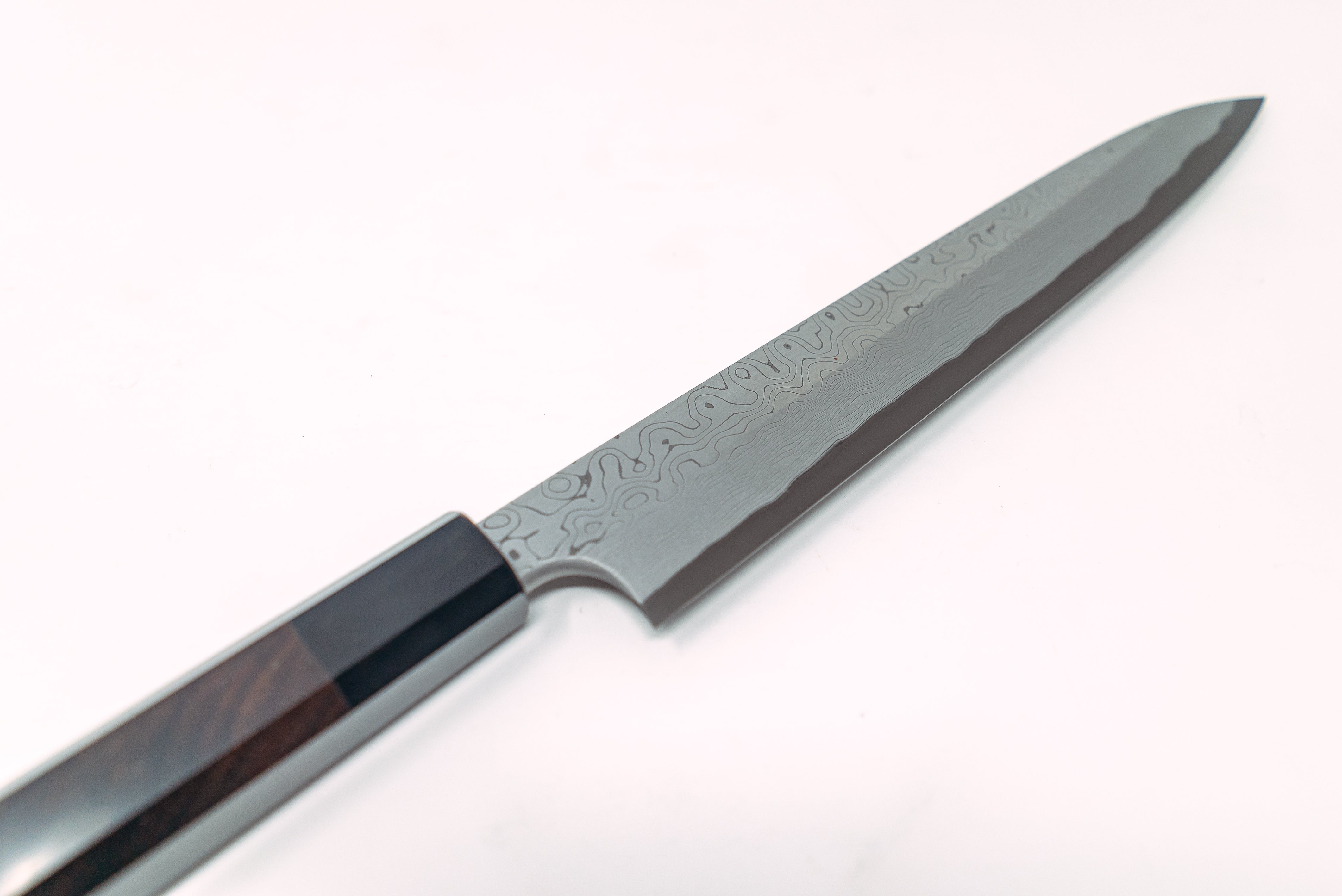 Nigara Hamono Kurozome Damascus Yanagiba 240mm - Cearmausas