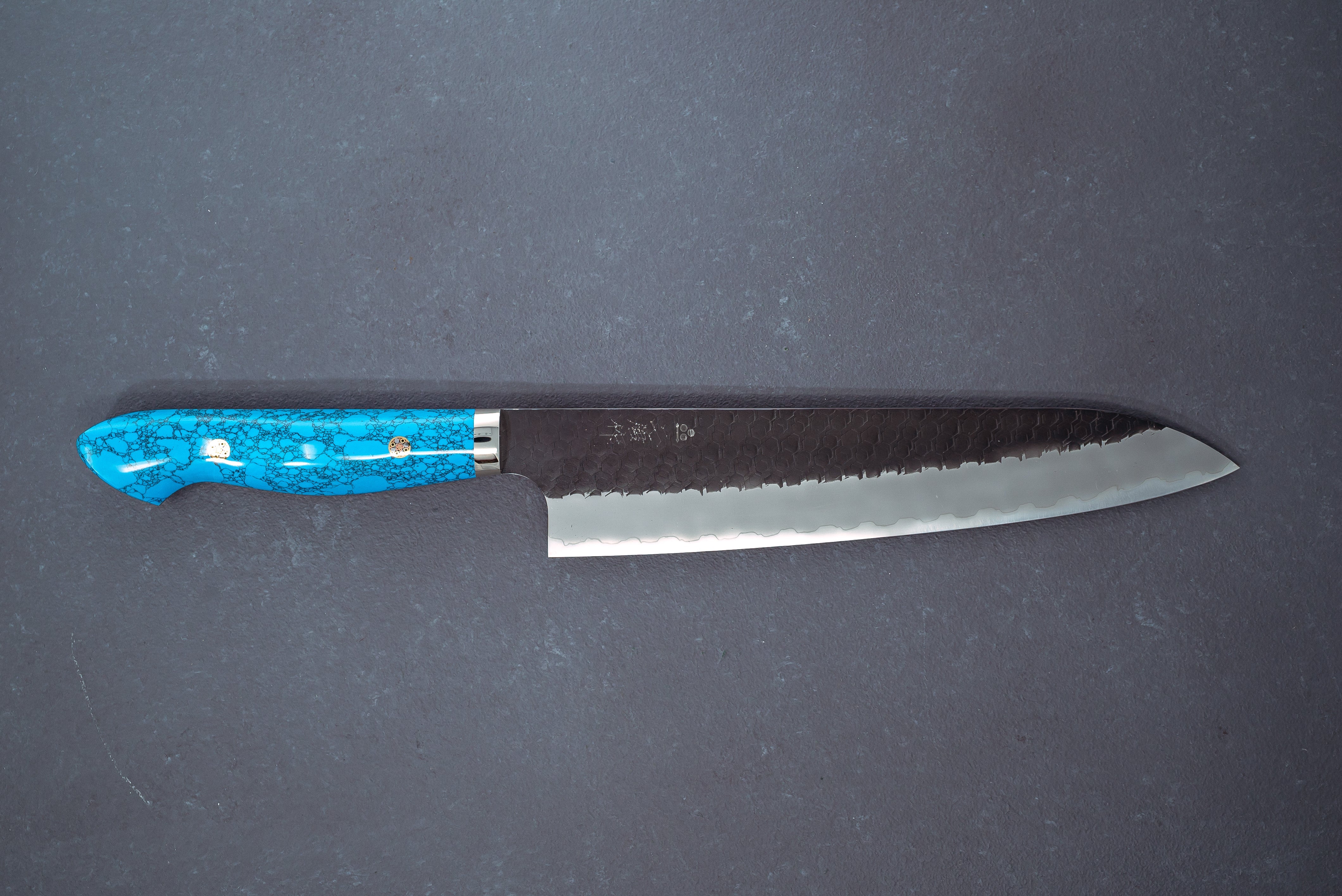 Nigara Hamono Kurouchi SG2 Tsuchime Gyuto 240mm - Cearmausas