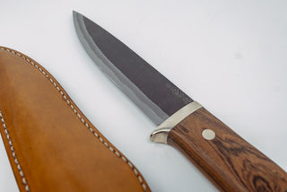 Takeda NAS Moriya Sheath Knife w/Bocote Handle - Cearmausas