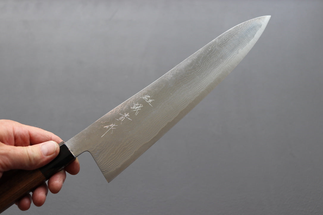 Shigeki Tanaka R2 Migaki Damascus Gyuto 270mm - Cearmausas