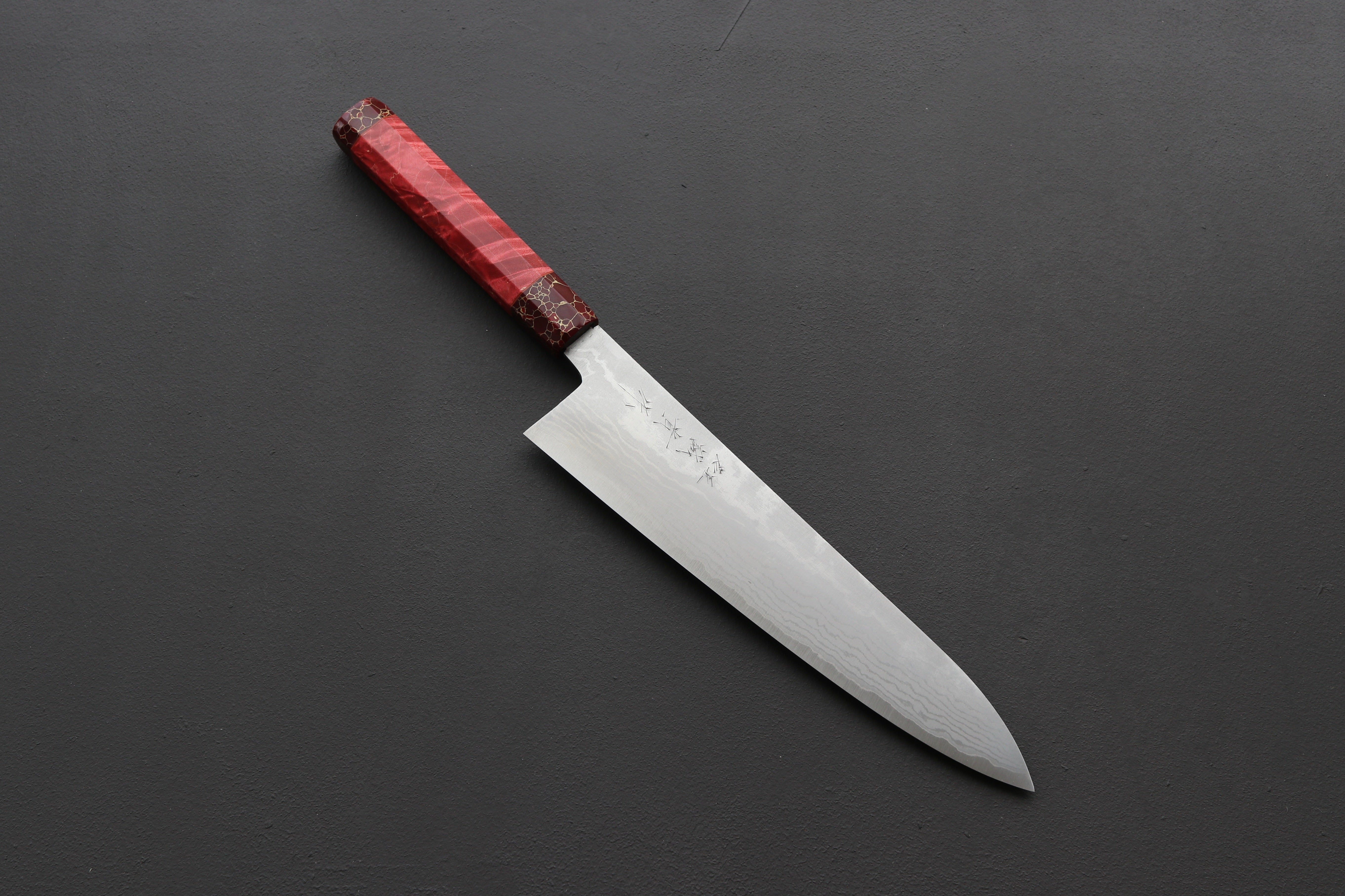Shigeki Tanaka VG10 Damascus Gyuto 240mm w/Custom Handle - Cearmausas