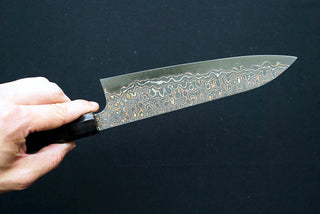 Aogami #2 Rainbow Damascus Gyuto 210mm - Cearmausas