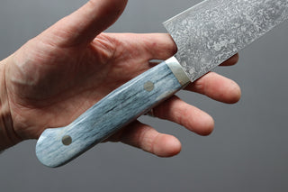 Mr. Itou R2 Damascus Gyuto 180mm w/Western Camel Bone Handle - Cearmausas