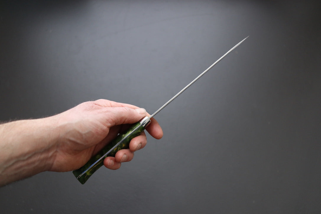 Yu Kurosaki Senko Santoku 165mm W/Custom Acrylic Handle - Cearmausas