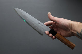 Yoshikazu Tanaka White #1 Damascus Gyuto 240mm - Cearmausas