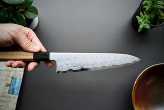 Nakagawa x Myojin Blue #1 Damascus Gyuto 210mm - Cearmausas
