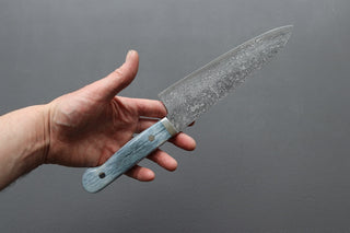 Mr. Itou R2 Damascus Gyuto 180mm w/Western Camel Bone Handle - Cearmausas