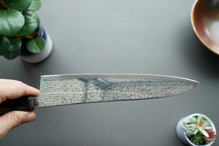 Hatsukokoro Sunaarashi Kurozome Damascus Gyuto 240mm - Cearmausas