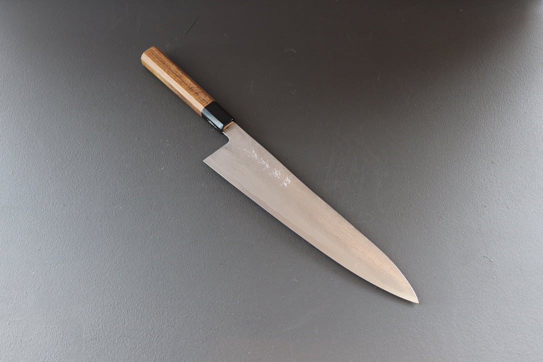 Shigeki Tanaka R2 Migaki Damascus Gyuto 270mm - Cearmausas