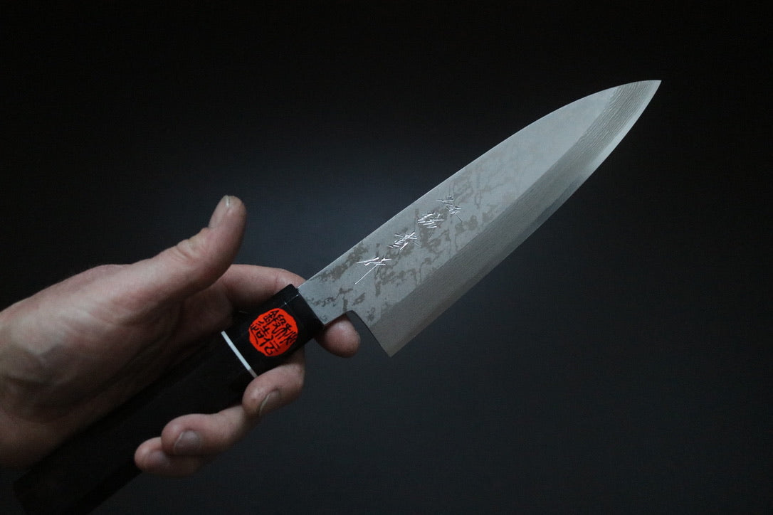 Shigeki Tanaka VG10 Damascus Mioroshi Deba 180mm - Cearmausas