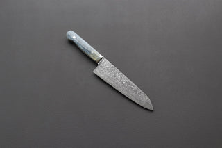 Mr. Itou R2 Damascus Gyuto 180mm w/Western Camel Bone Handle - Cearmausas
