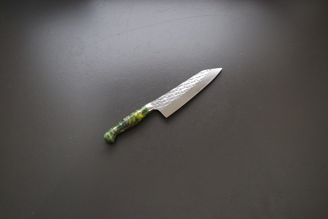 Yu Kurosaki Senko Santoku 165mm W/Custom Acrylic Handle - Cearmausas
