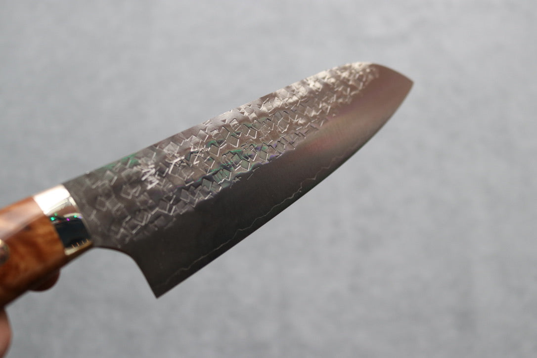 Yoshimi Kato SG2 Tsuchime Santoku - Cearmausas
