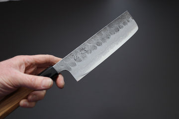 Hatsukokoro Inazuma AS Damascus Nakiri 165mm - Cearmausas