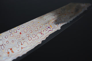 Nigara Hamono Aogami #2 Rainbow Damascus Kiritsuke Gyuto 240mm - Cearmausas