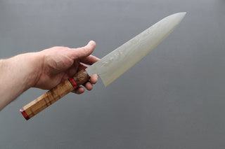Shigeki Tanaka VG10 Damascus Gyuto 240mm w/Custom Handle - Cearmausas