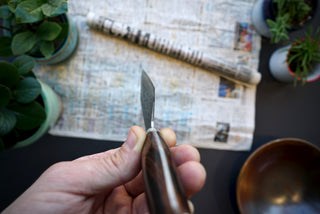 Shigeki Tanaka R2 Damascus Nakiri 170mm Western Ironwood - Cearmausas