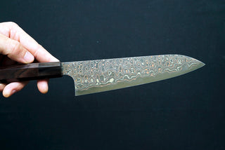 Aogami #2 Rainbow Damascus Gyuto 210mm - Cearmausas