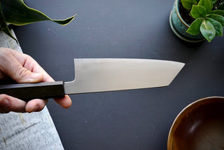 Sakai Kikumori Asagiri Kiritsuke Santoku 180mm - Cearmausas
