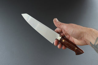 Yoshihiro Yauji Blue #2 Damascus Kiritsuke Gyuto 180mm - Cearmausas