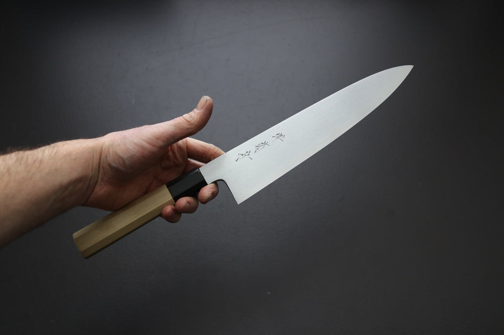 Sakai Kikumori x Yoshikazu Tanaka Gokujyo Gyuto 240mm - Cearmausas