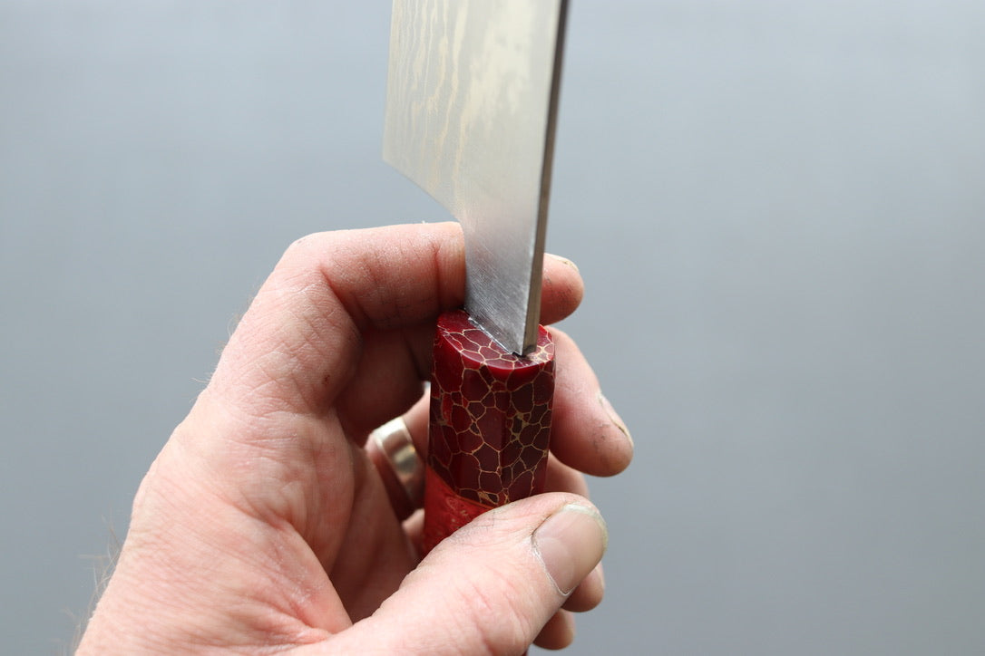 Shigeki Tanaka VG10 Damascus Gyuto 240mm w/Custom Handle - Cearmausas