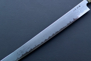 Nakagawa x Myojin Blue1 Damascus Sakimaru Sujihiki 390mm - Cearmausas