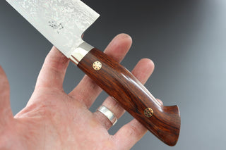 Yoshihiro Yauji Blue #2 Damascus Kiritsuke Gyuto 180mm - Cearmausas