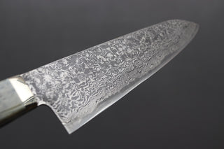 Mr. Itou R2 Damascus Gyuto 180mm w/Western Camel Bone Handle - Cearmausas