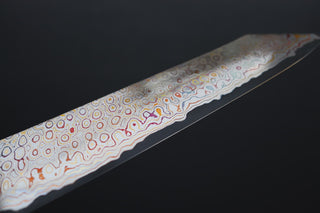 Nigara Hamono Aogami #2 Rainbow Damascus Kiritsuke Gyuto 240mm - Cearmausas