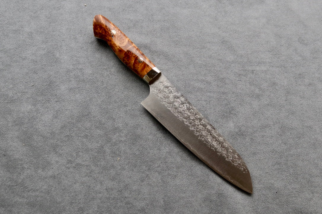 Yoshimi Kato SG2 Tsuchime Santoku - Cearmausas