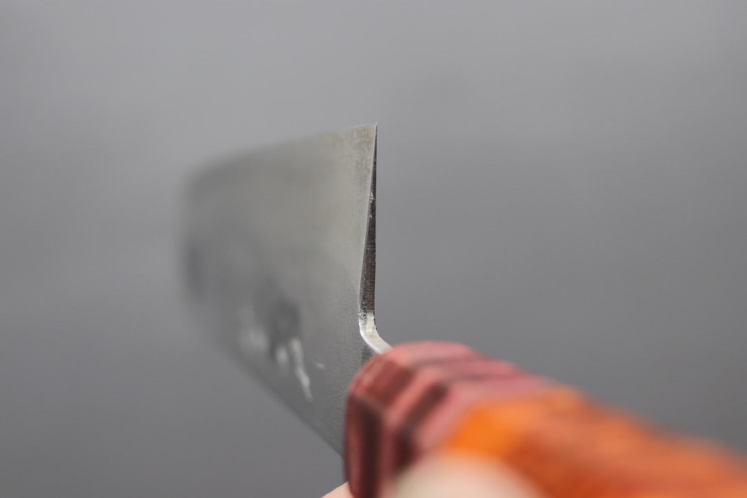 Shigeki Tanaka Nashiji Nakiri 165mm w/Custom Handle - Cearmausas