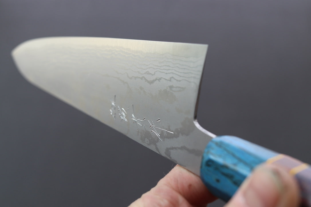 Shigeki Tanaka VG10 Damascus Gyuto 240mm w/Custom Handle - Cearmausas