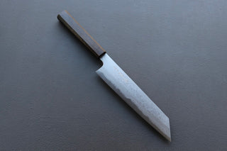 Yoshikazu Tanaka Blue1 Damascus Kiritsuke 240mm w/Black Oak Handle - Cearmausas