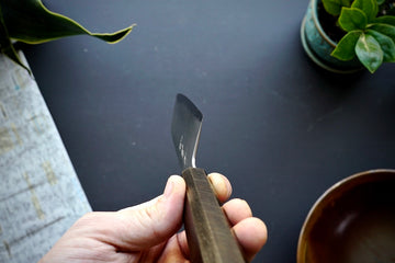 Sakai Kikumori Asagiri Kiritsuke Santoku 180mm - Cearmausas