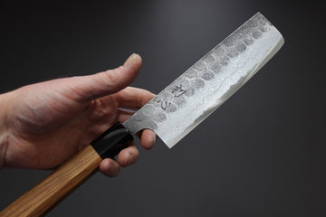 Hatsukokoro Inazuma AS Damascus Nakiri 165mm - Cearmausas