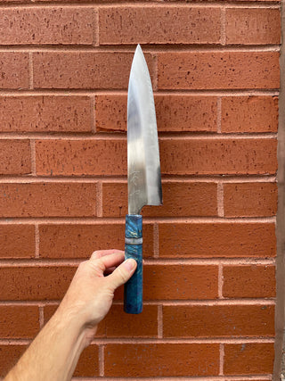 Mazaki Blue#2 Migaki Gyuto 225mm - Cearmausas